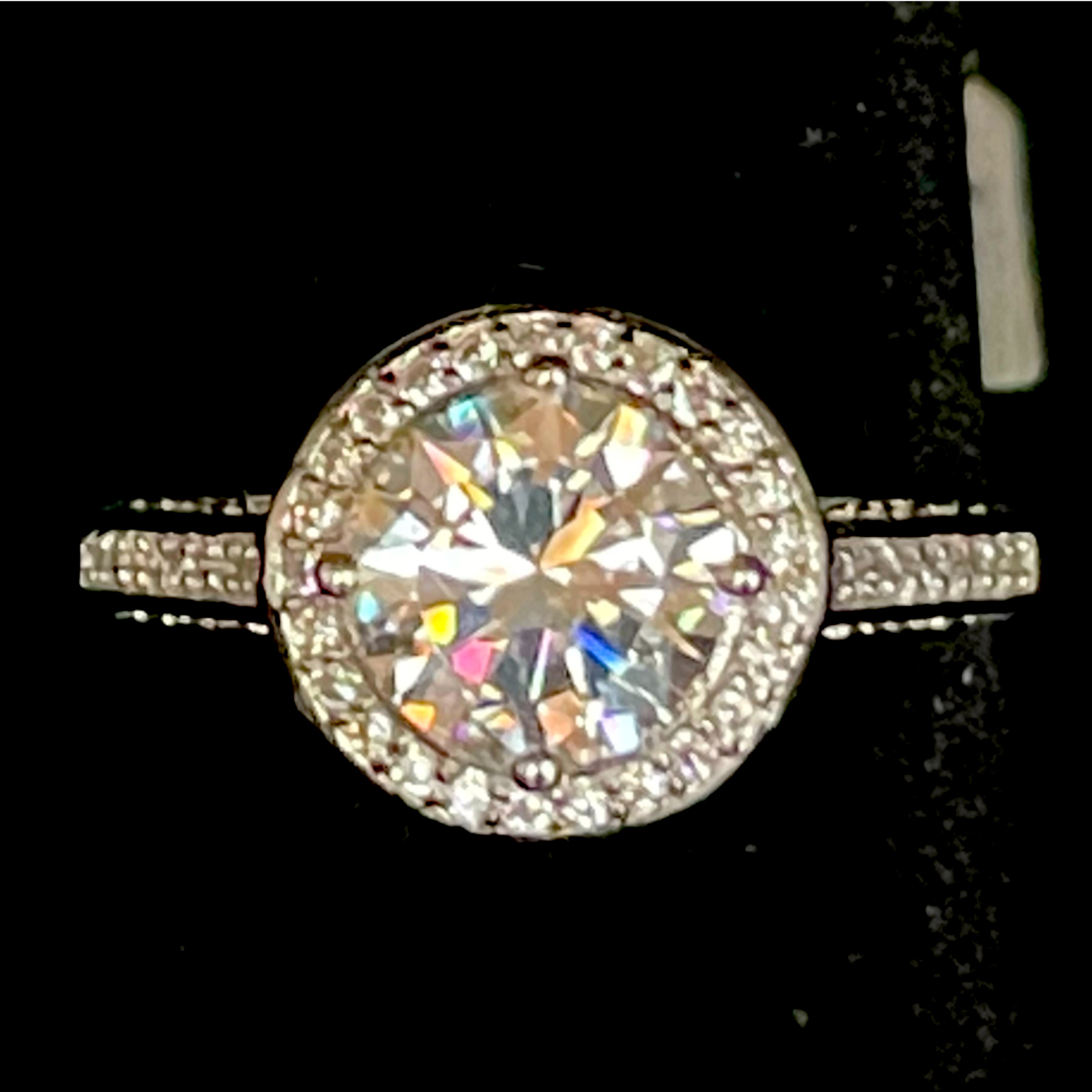 Bella Luce White Simulated Diamond Sterling Silver 925 Ring Sz 10 Nwt 29$